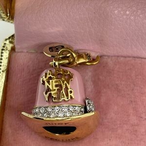 Vintage Y2K Juicy Couture Limited Edition Happy New Year Party Hat 2008 Charm